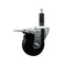 Service Caster 3.5'' SS Phenolic Swivel 1'' Expanding Stem Caster Total Lock Brake SCC-SSEXTTL20S3514-PHS-1 - alternate 1